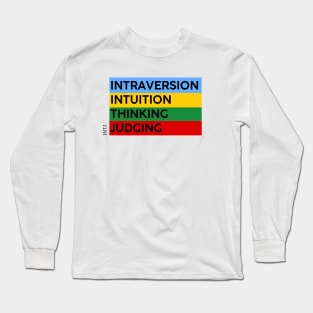 INTJ - MBTI 16 personalities test Long Sleeve T-Shirt